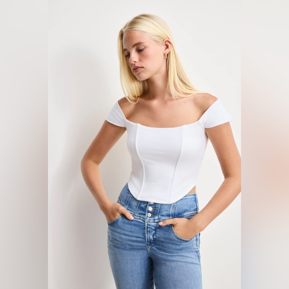 Good American Dolly Super Stretch Corset Top